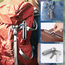 Indlæs billede til gallerivisning Pille etui i rustfrit stål