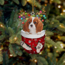 Indlæs billede til gallerivisning Julesok vedhæng med hund