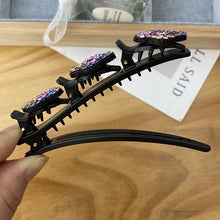 Indlæs billede til gallerivisning Sidehårspænde med tre blomster