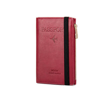 Indlæs billede til gallerivisning RFID-blokerende læderetui til pas