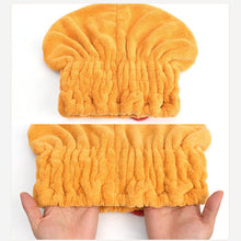 Indlæs billede til gallerivisning Superabsorberende håndklædeindpakning til vådt hår