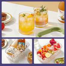 Indlæs billede til gallerivisning Isterningebakke i silikone m/ opbevaringsboks