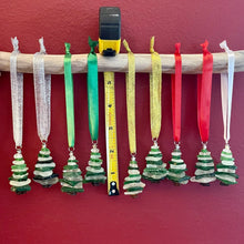 Indlæs billede til gallerivisning 🎄Juletræspynt af søglas fra Erie-søen