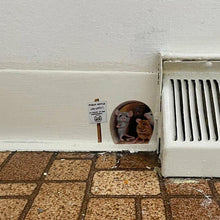 Indlæs billede til gallerivisning Realistiske 3D Musehul vægklistermærker