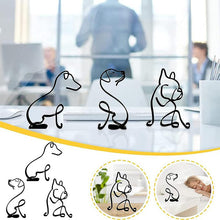 Indlæs billede til gallerivisning Hund minimalistisk kunstskulptur