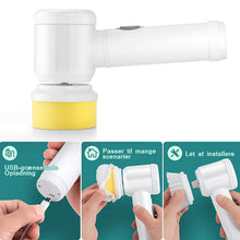 Indlæs billede til gallerivisning Genopladelig Elektrisk Rengøringsbørste