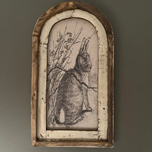 Indlæs billede til gallerivisning Kanin væg kunst Rustik bondegård indretning