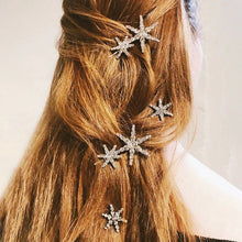 Indlæs billede til gallerivisning Hovedbeklædningstilbehør med Skinnende Diamantstjerner