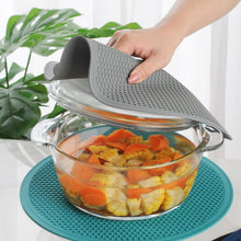 Indlæs billede til gallerivisning Silikonedækselmåtte til mikrobølgeovn