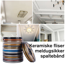Indlæs billede til gallerivisning Keramiske fliser mugafvisende spaltebånd (én rulle 6 M)