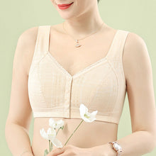 Indlæs billede til gallerivisning Blød og åndbar bomulds-BH med frontspændelukning
