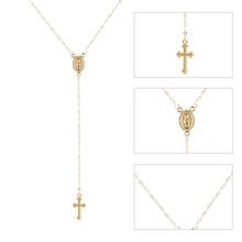 Indlæs billede til gallerivisning Halskæde med korsvedhæng