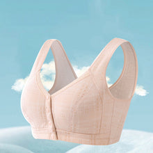 Indlæs billede til gallerivisning Blød og åndbar bomulds-BH med frontspændelukning
