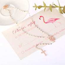 Indlæs billede til gallerivisning Halskæde med korsvedhæng