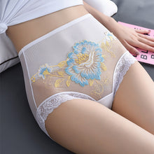 Indlæs billede til gallerivisning Højtaljede blondebroderi trusser