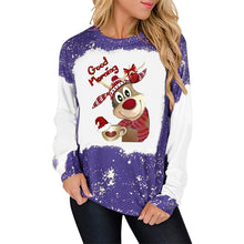 Indlæs billede til gallerivisning Julesweater med rensdyrtryk