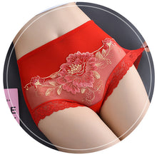 Indlæs billede til gallerivisning Højtaljede blondebroderi trusser