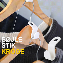 Indlæs billede til gallerivisning Tøj bøjle Connector kroge