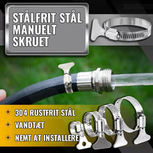 Indlæs billede til gallerivisning Håndskruede trykringe i rustfrit stål