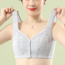 Indlæs billede til gallerivisning Blød og åndbar bomulds-BH med frontspændelukning