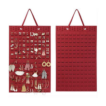 Indlæs billede til gallerivisning Hængende smykkeopbevaring i filt