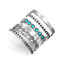 Indlæs billede til gallerivisning Sol, stjerne, måne sølvring