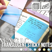 Indlæs billede til gallerivisning Multibey Transparent Sticky Notes
