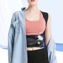 Indlæs billede til gallerivisning Rygkorrigerende vest med strækbar rygstrop