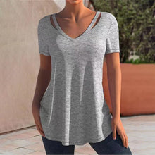 Indlæs billede til gallerivisning European and American new short-sleeved tops