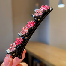 Indlæs billede til gallerivisning Rhinstens blomsterhårnål