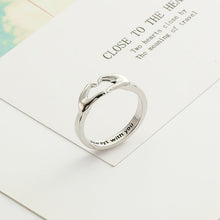 Indlæs billede til gallerivisning Kærlige kramme hænder par-ring
