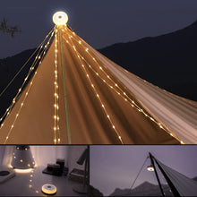 Indlæs billede til gallerivisning Multifunktionel bærbar campinglampe