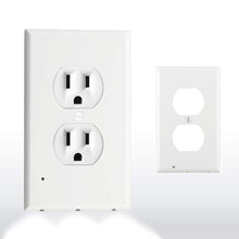 Indlæs billede til gallerivisning Hirundo Outlet vægplade med LED-natlys