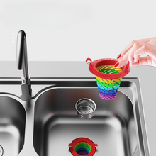 Indlæs billede til gallerivisning Afløbssi til køkkenvask i monstermotiv