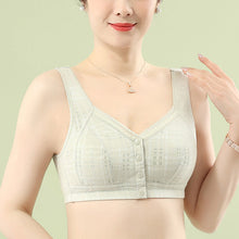 Indlæs billede til gallerivisning Blød og åndbar bomulds-BH med frontspændelukning