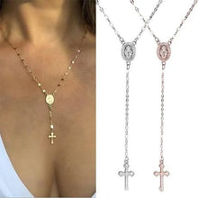 Indlæs billede til gallerivisning Halskæde med korsvedhæng