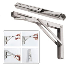 Indlæs billede til gallerivisning Foldbart trekantet skillevægsbeslag