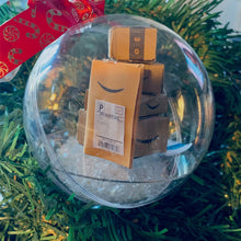 Indlæs billede til gallerivisning Gennemsigtig julekugle