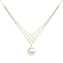 Indlæs billede til gallerivisning Luksus Flettet Perlehalskæde