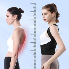 Indlæs billede til gallerivisning Rygkorrigerende vest med strækbar rygstrop