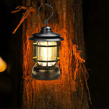 Indlæs billede til gallerivisning Bærbar Retro Camping lampe