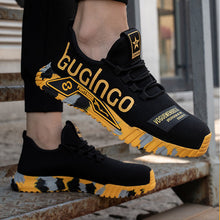 Indlæs billede til gallerivisning Ventilerende sneakers med beskyttende tåkappe i stål