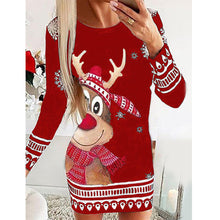 Indlæs billede til gallerivisning Christmas Reindeer Print Dress