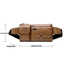 Indlæs billede til gallerivisning Mænds slynge taske Brysttaske