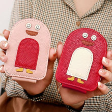 Indlæs billede til gallerivisning 🐧Søde pingviner PU-kreditkort-møntpung