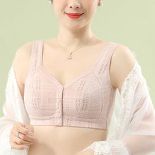 Indlæs billede til gallerivisning Blød og åndbar bomulds-BH med frontspændelukning