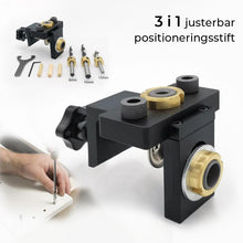 Indlæs billede til gallerivisning 3 i 1 Justerbar træbearbejdning Boring Locator Puncher Værktøj