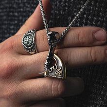 Indlæs billede til gallerivisning Nordisk vikingeøkse halskæde
