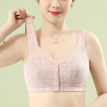 Indlæs billede til gallerivisning Blød og åndbar bomulds-BH med frontspændelukning