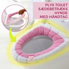 Indlæs billede til gallerivisning Toiletsædebetræk i plys